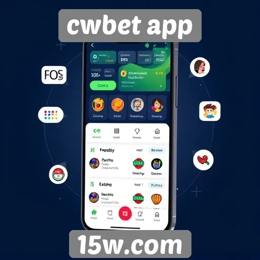 Interface do usuário do cwbet app em foco